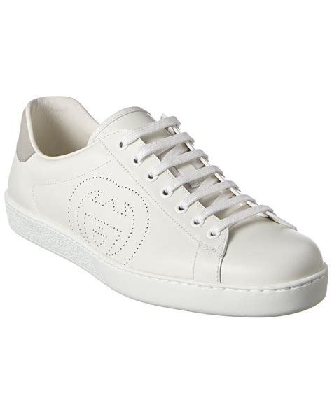 gucci ace sneaker with interlockingg|gucci ace sneakers men's.